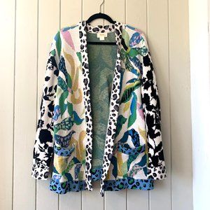 Anthropologie Maeve Savannah Contrast Cardigan Size Medium